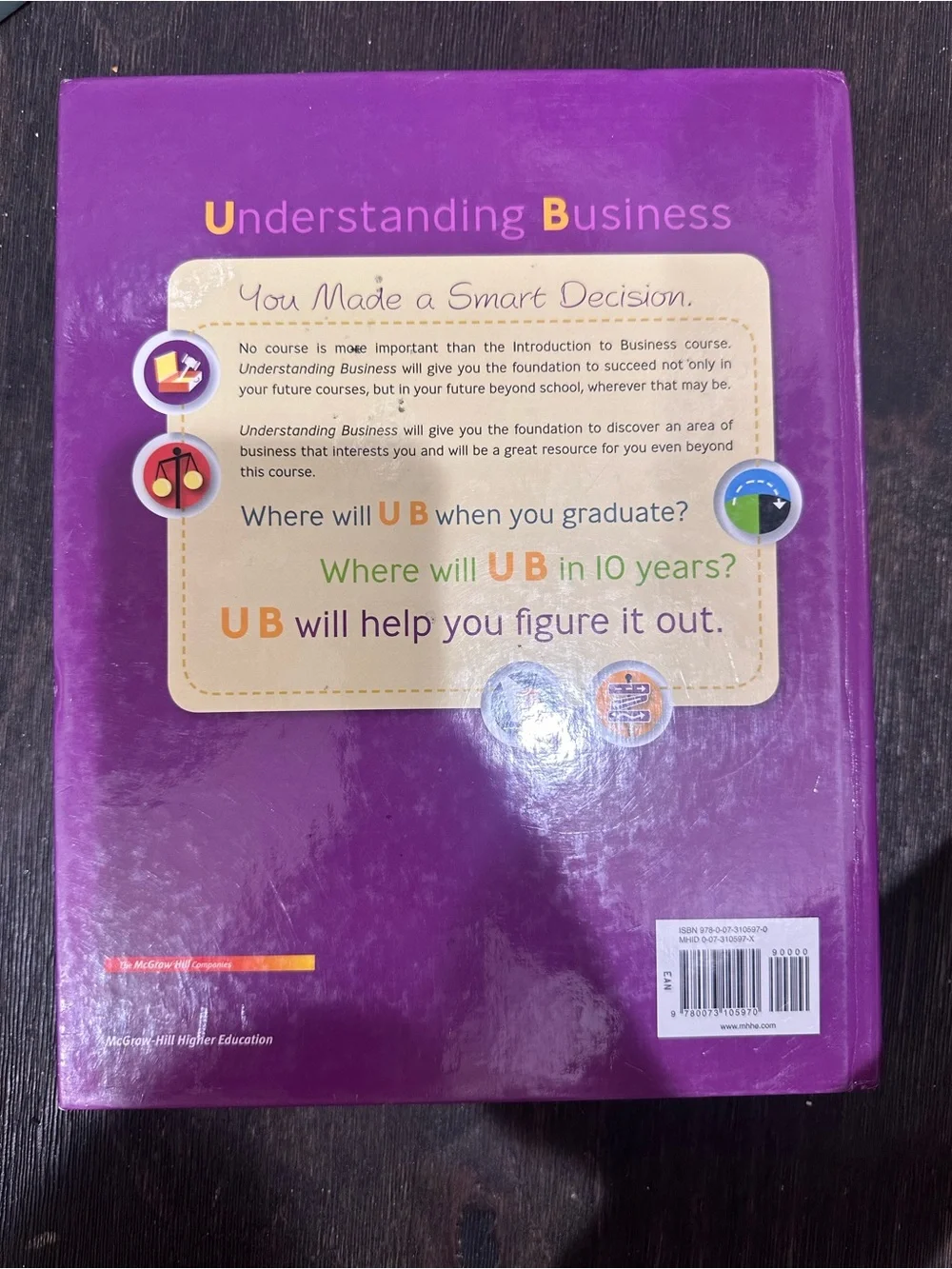 Understanding Business Textbook - Purple Cover 8th edition
